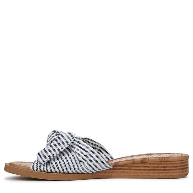 Women's Analee Casual Sandals (Blue/White/Stripe)