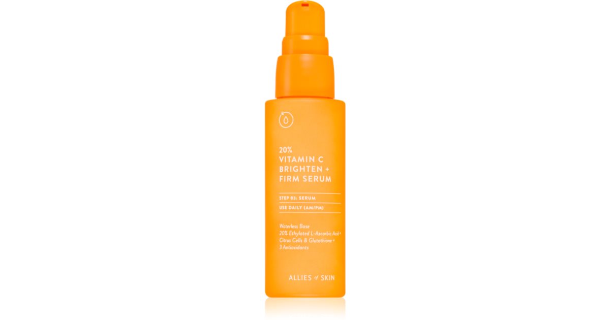 Allies of Skin Sérum raffermissant et illuminateur à la vitamine C
