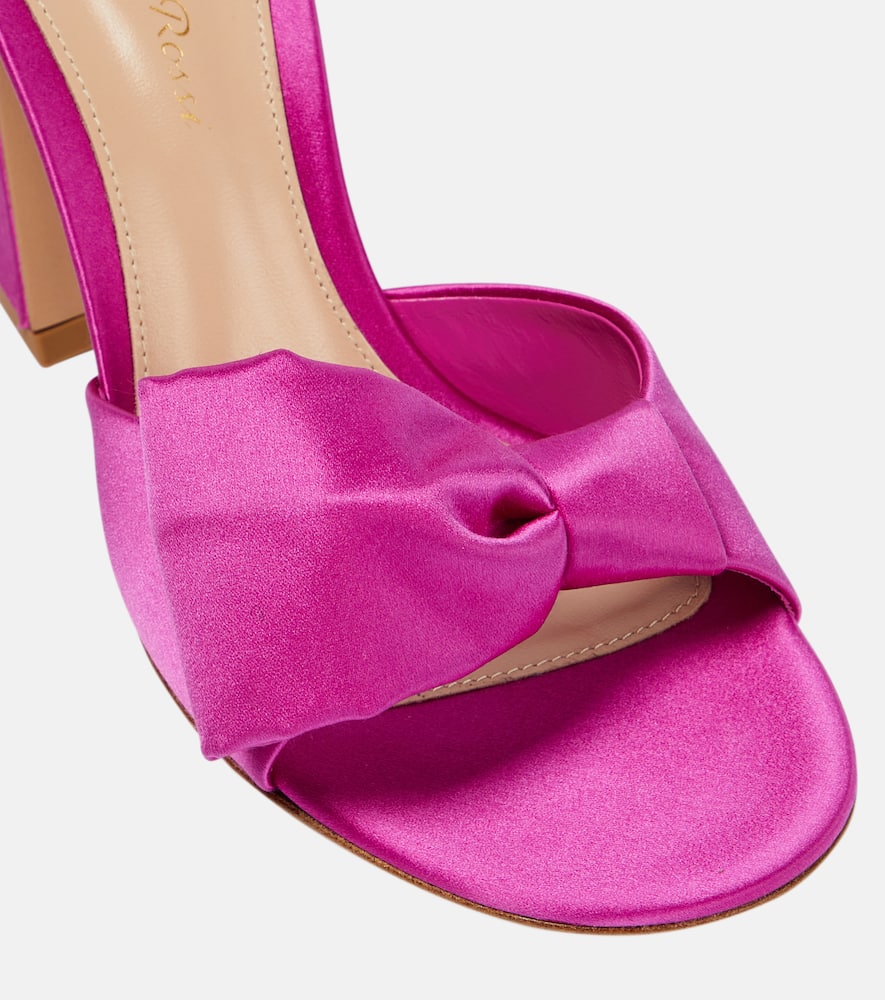 Rosie satin mules