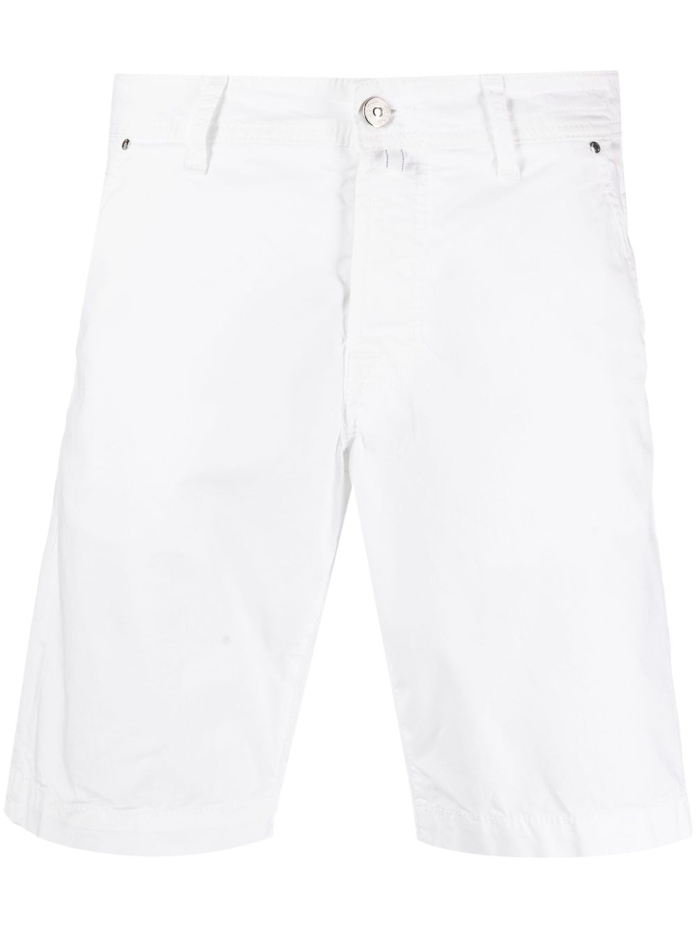 Bandana-appliqué bermuda shorts - Red