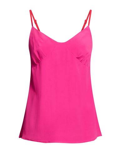 Woman Top Magenta Size 2 Acetate, Silk
