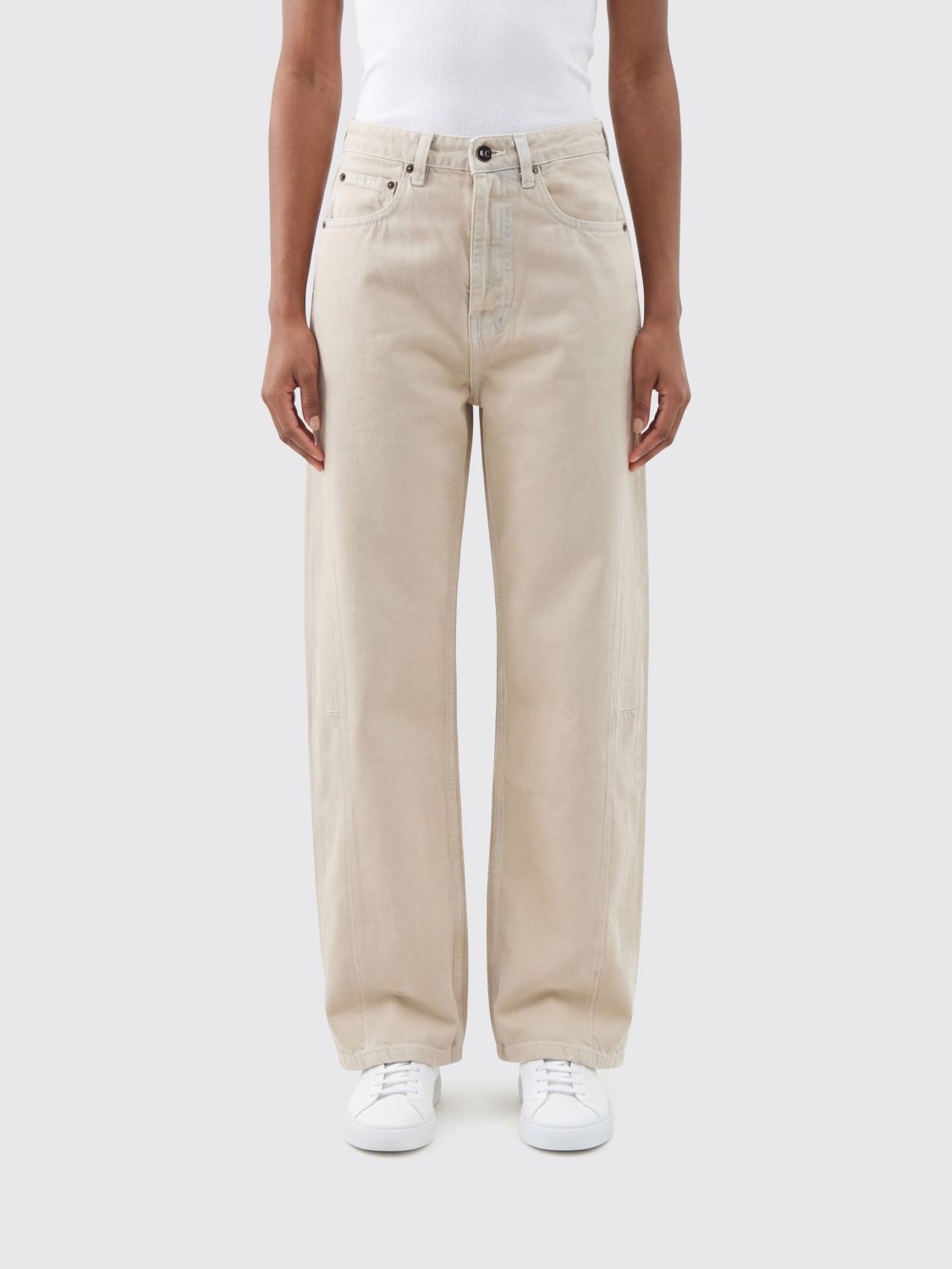 Pants Woman color Brown