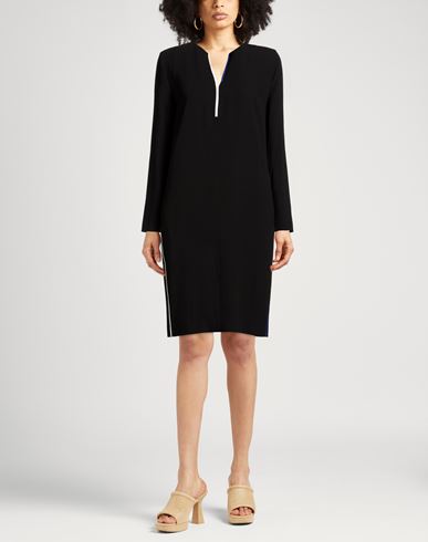 Woman Midi dress Black Size 2 Polyester