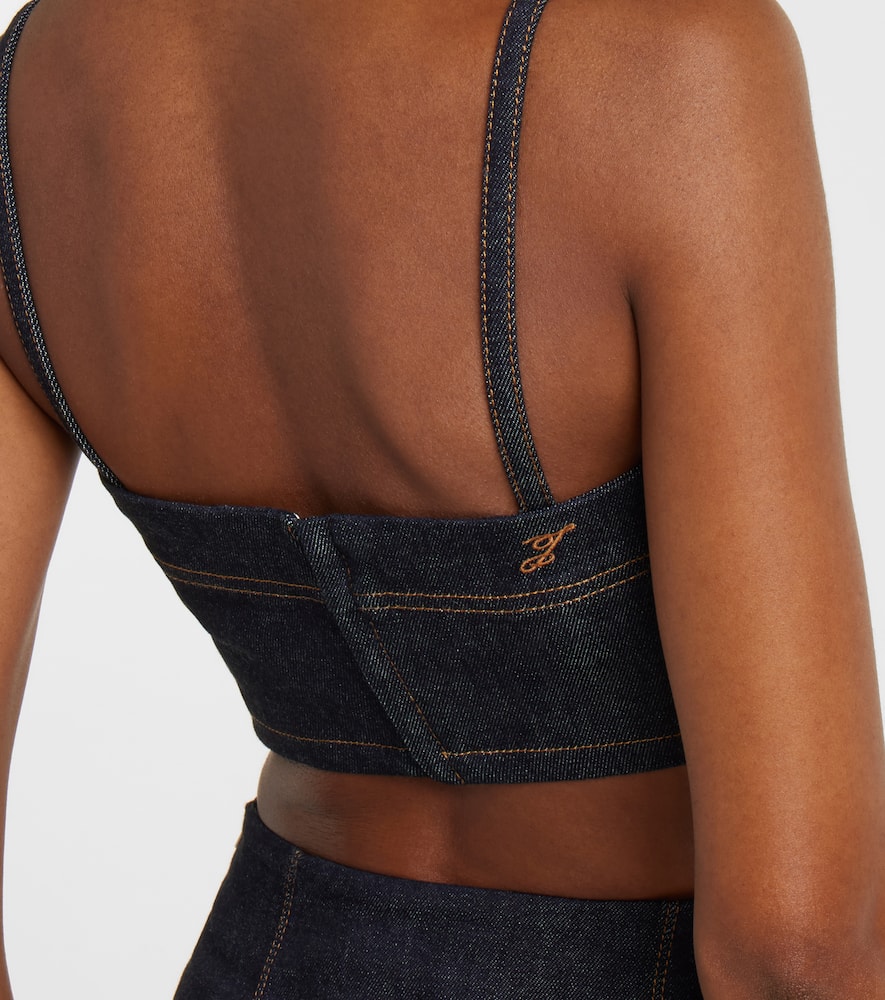 Bisou De-Nîmes denim bra top