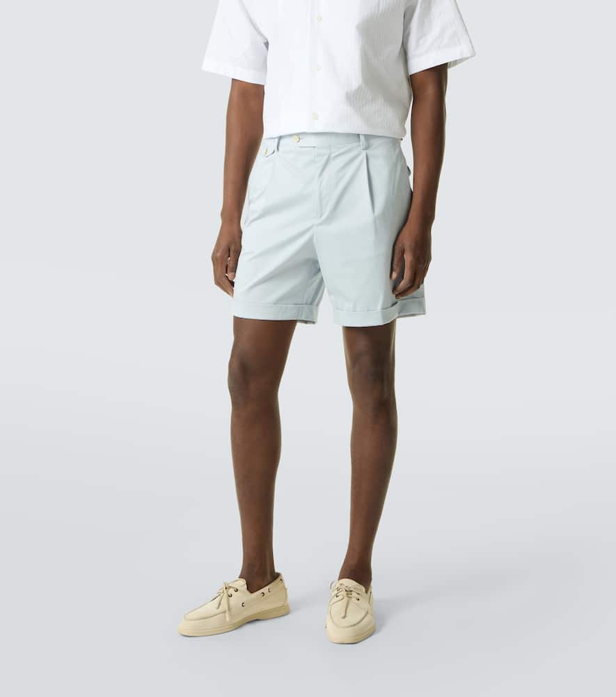 Cotton-blend shorts