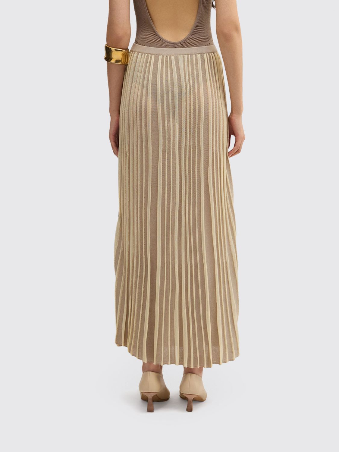 Skirt Woman color Beige