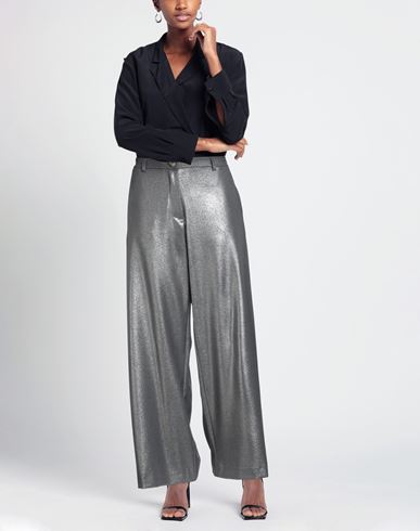 Woman Pants Grey Size XS Polyester, Viscose, Elastane