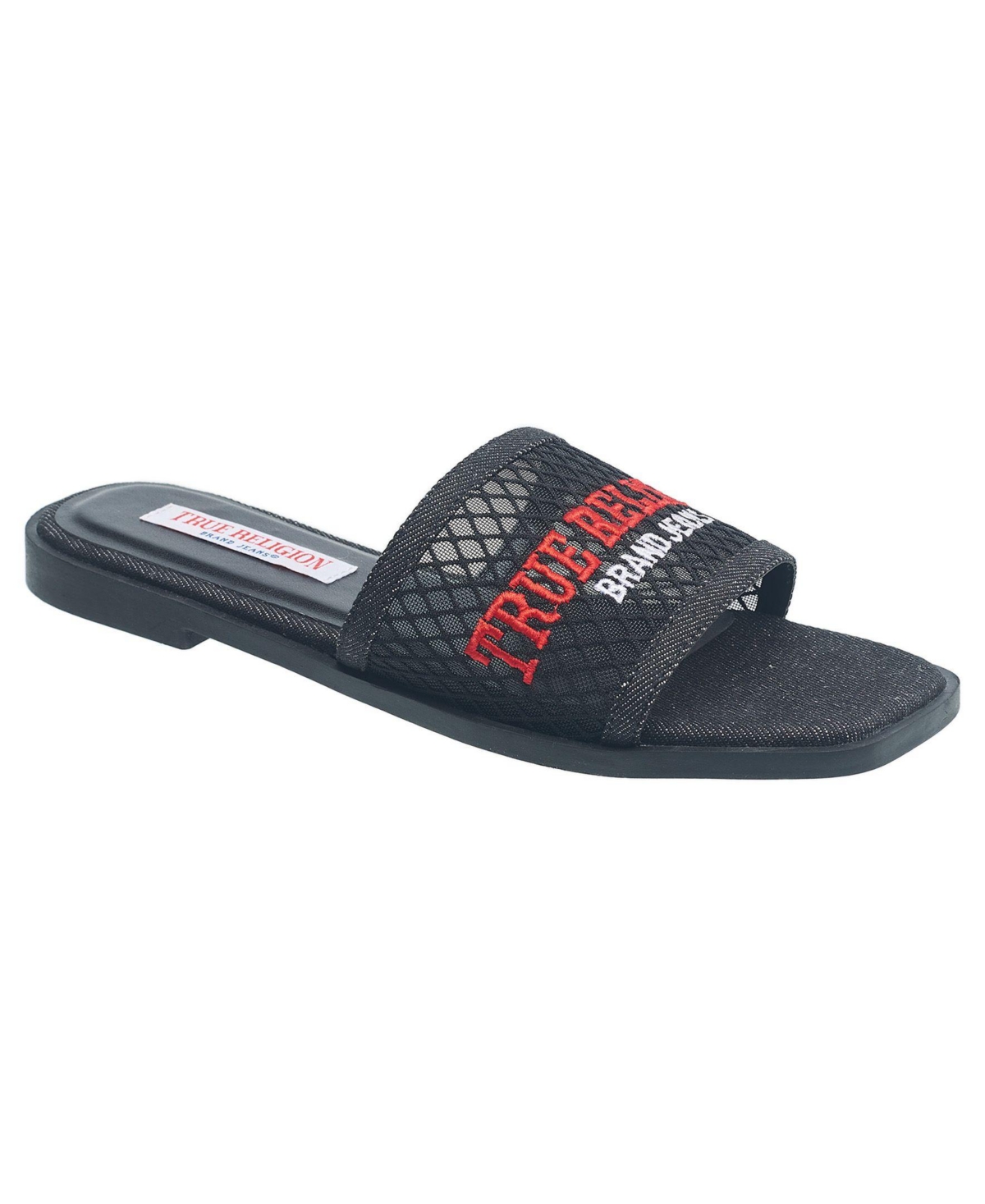 Women's Brat Mesh Slip on Sandal - Black