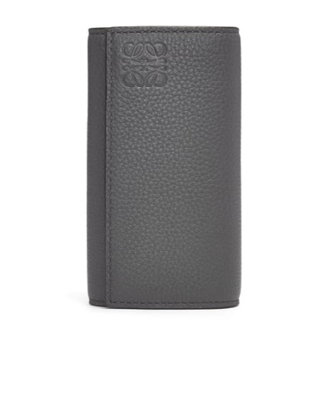 Key case in soft grained calfskin