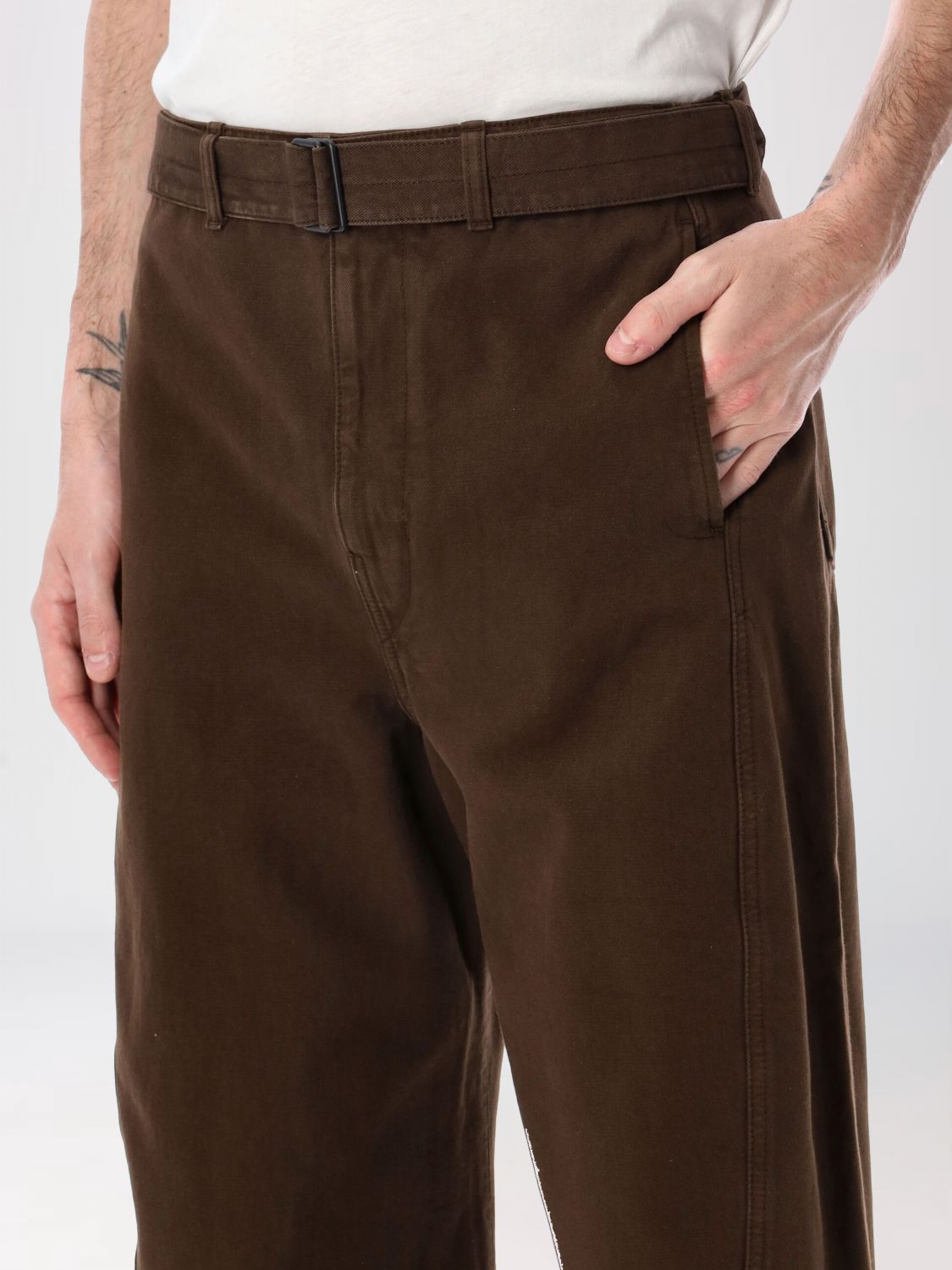 Pants Men color Brown