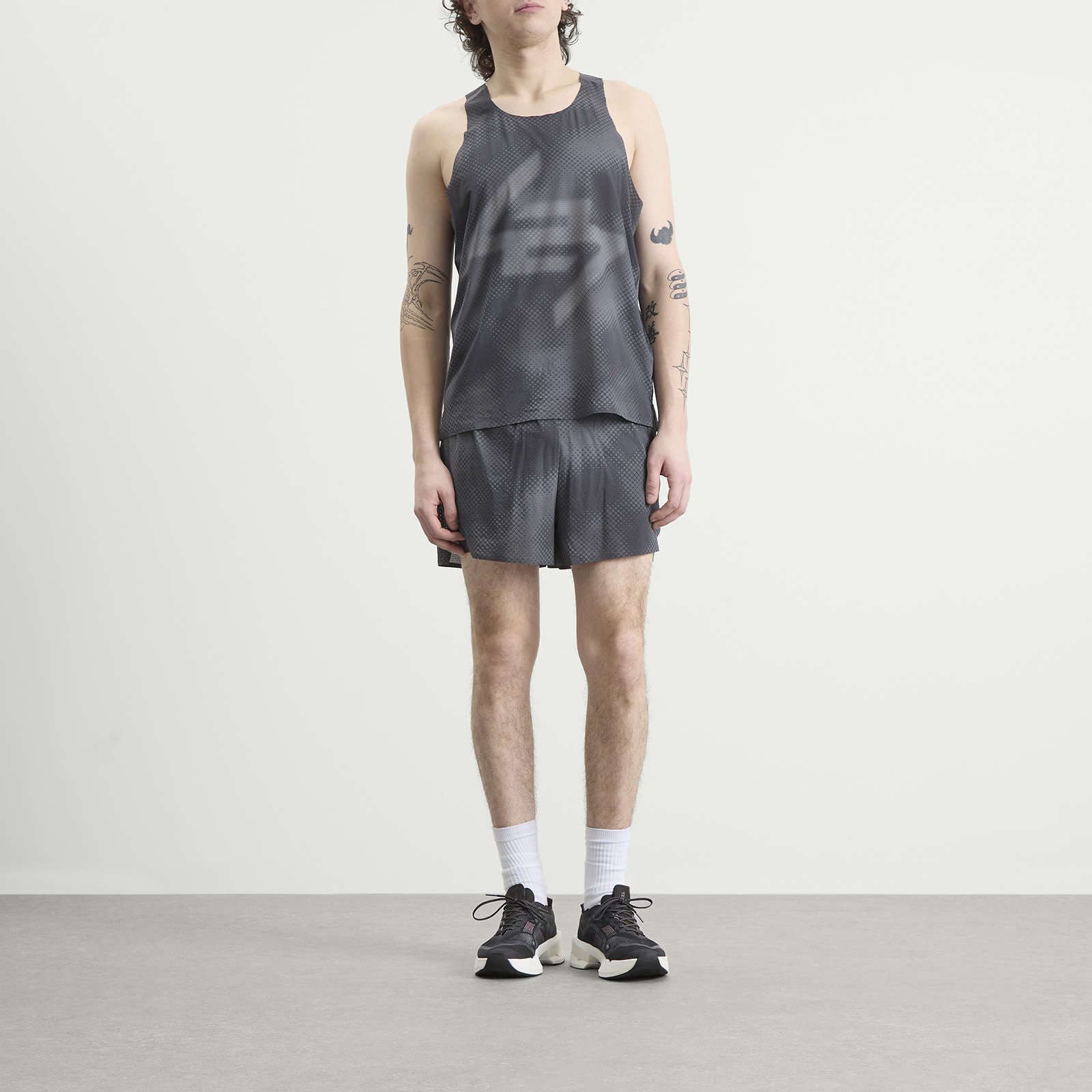 Men's Ultra Singlet Black Fade Out