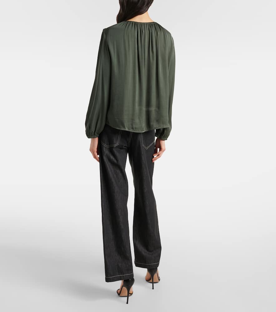 Riona satin blouse