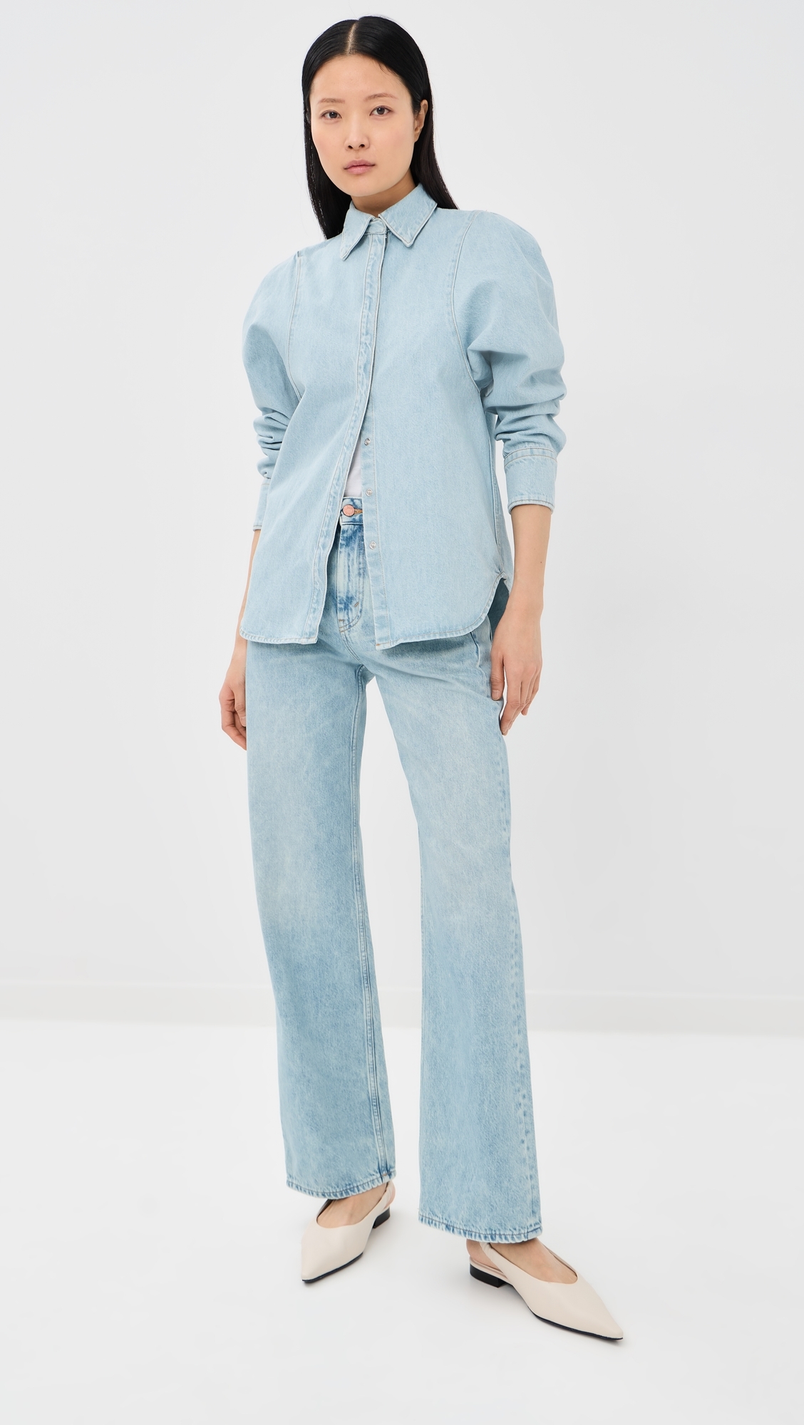 Ease Cotton Denim Jeans BRUSHED LIGHT BLUE