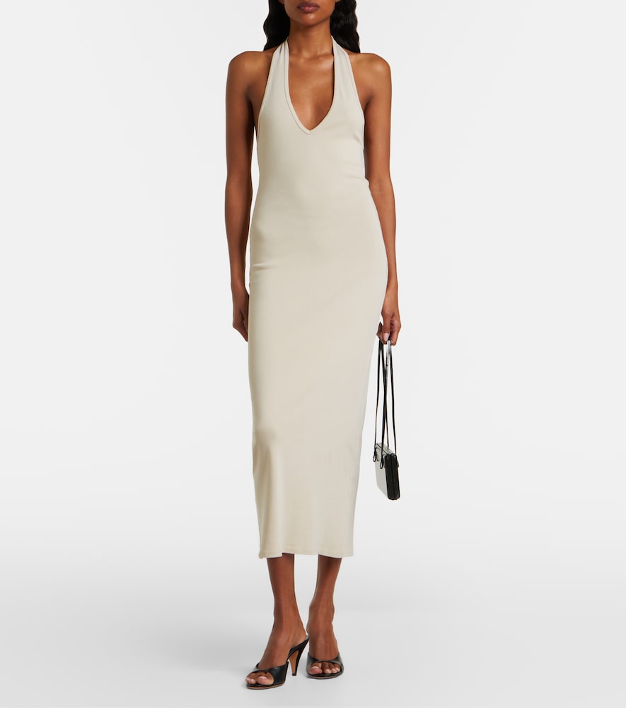 Stevie cotton jersey midi dress