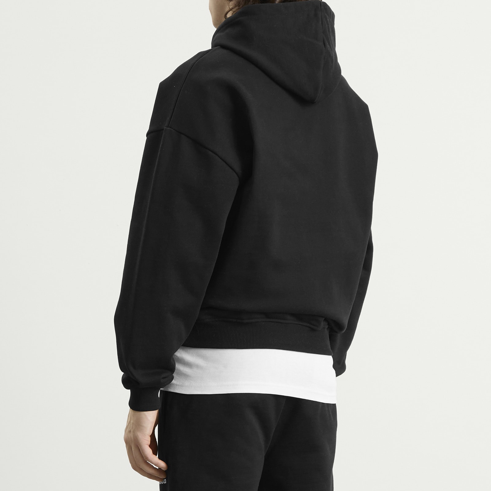 Men's Mini Logo Hoodie Black