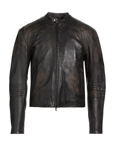 Man Jacket Black Size 36 Sheepskin