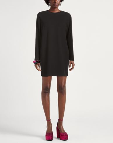 Woman Mini dress Black Size 6 Cotton, Elastane