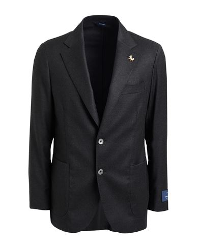 Man Blazer Charcoal Size 38 Virgin Wool, Elastane
