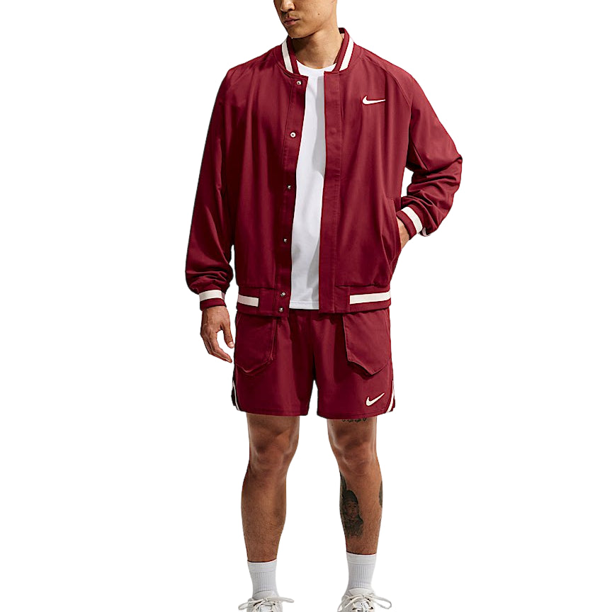 Court Slam x Jannik Sinner UV Dri-Fit Tennis Jacket Asia Sizing 'Tram Red'