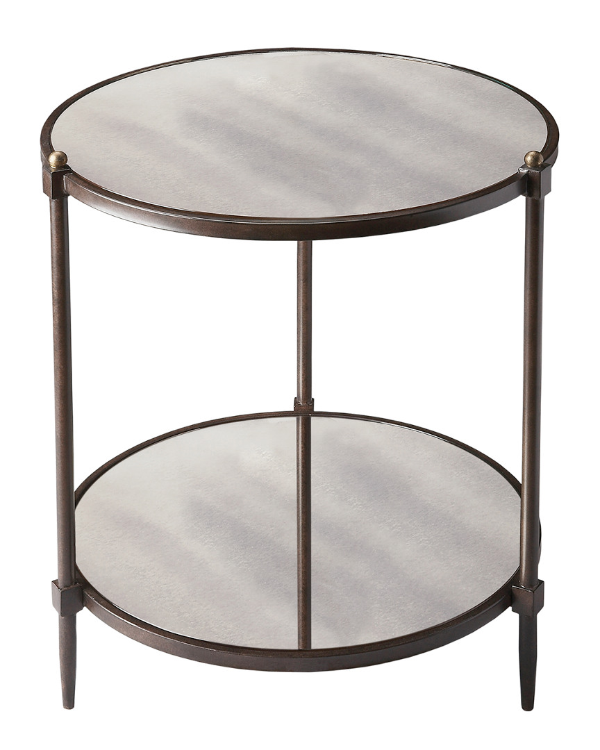 Peninsula Mirrored Side Table