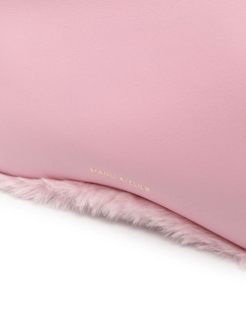 Peach Pink Mini Curve Bag Shoulder Bag