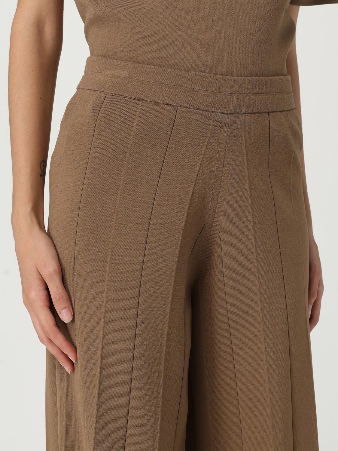 Lama high-waisted trousers - Black