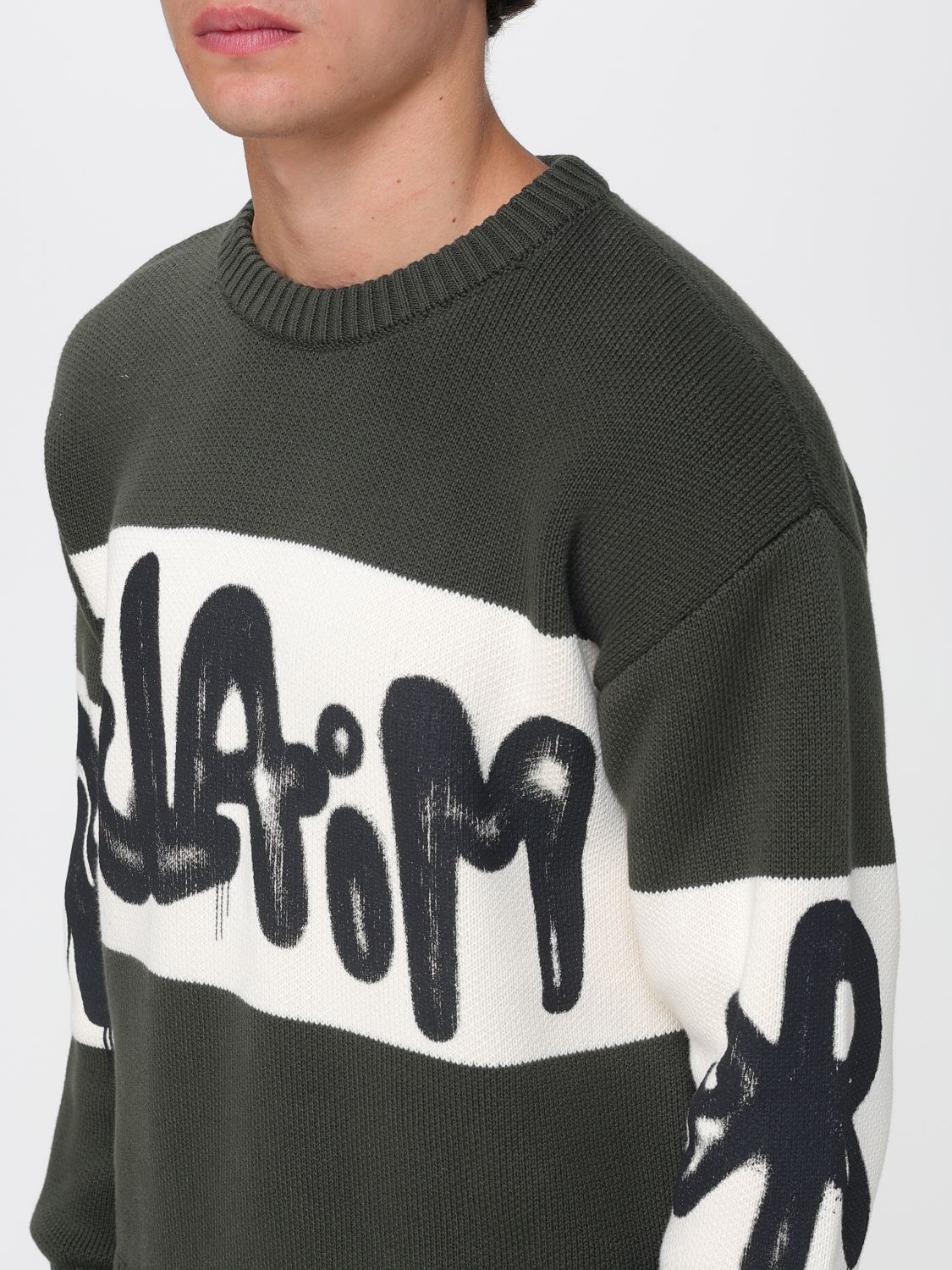 Sweater Men color Green