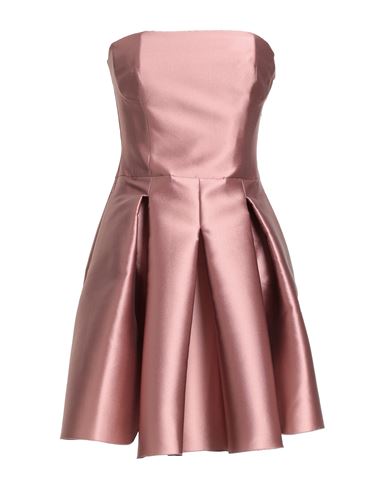 Woman Mini dress Antique rose Size 4 Polyester, Silk
