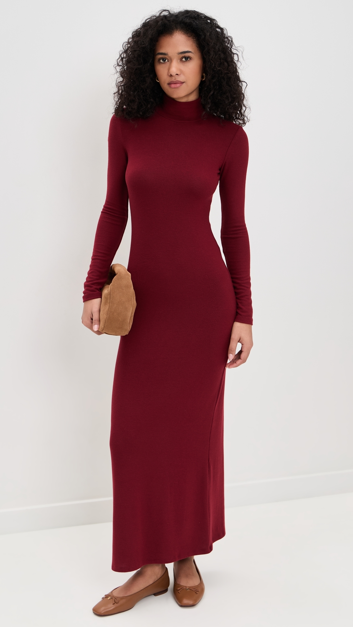 Lauren Turtleneck Maxi Dress Pinot