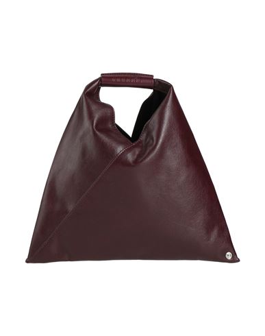 Woman Handbag Burgundy Size 