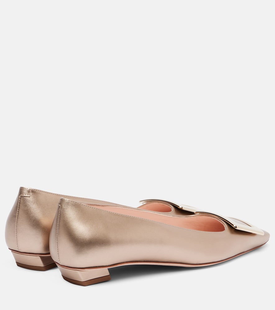 Belle Vivier 25 leather ballet flats