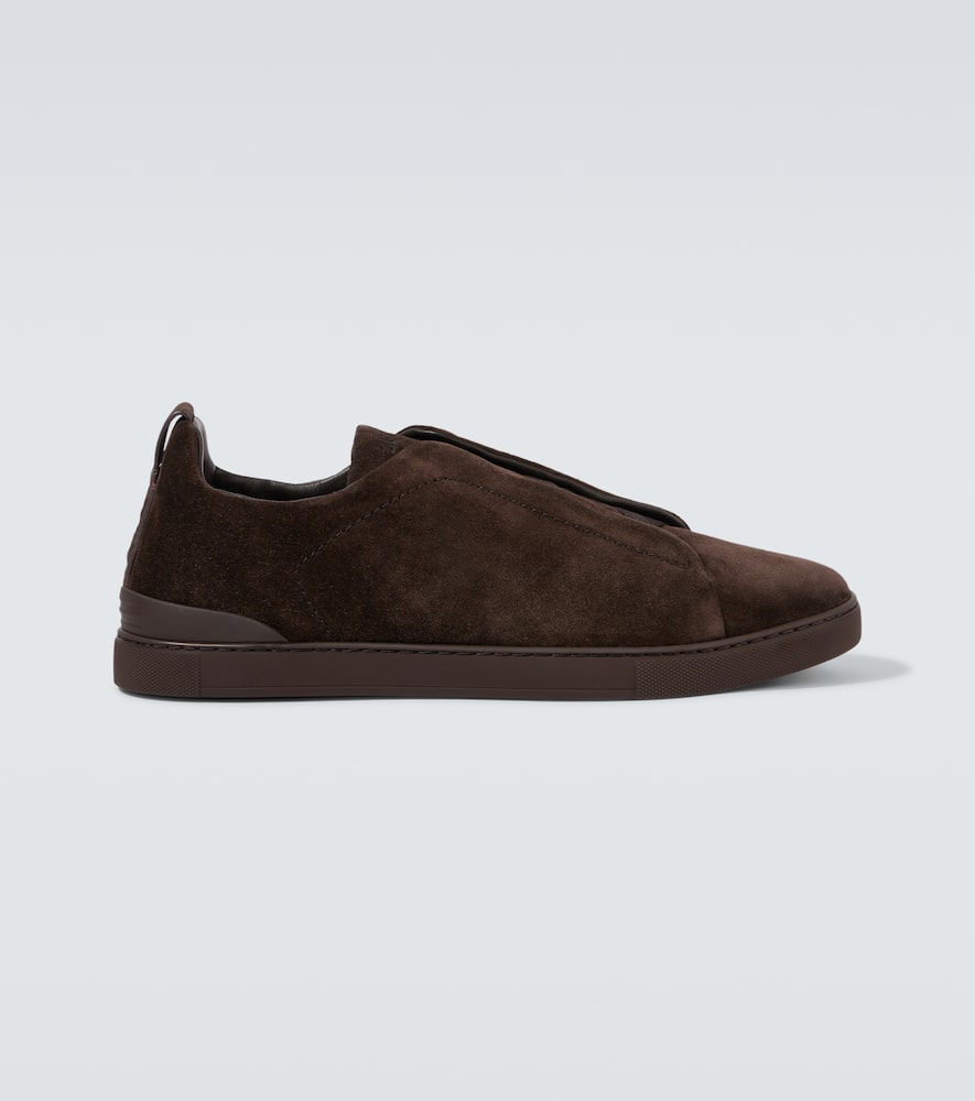 Sneakers Triple Stitch aus Veloursleder