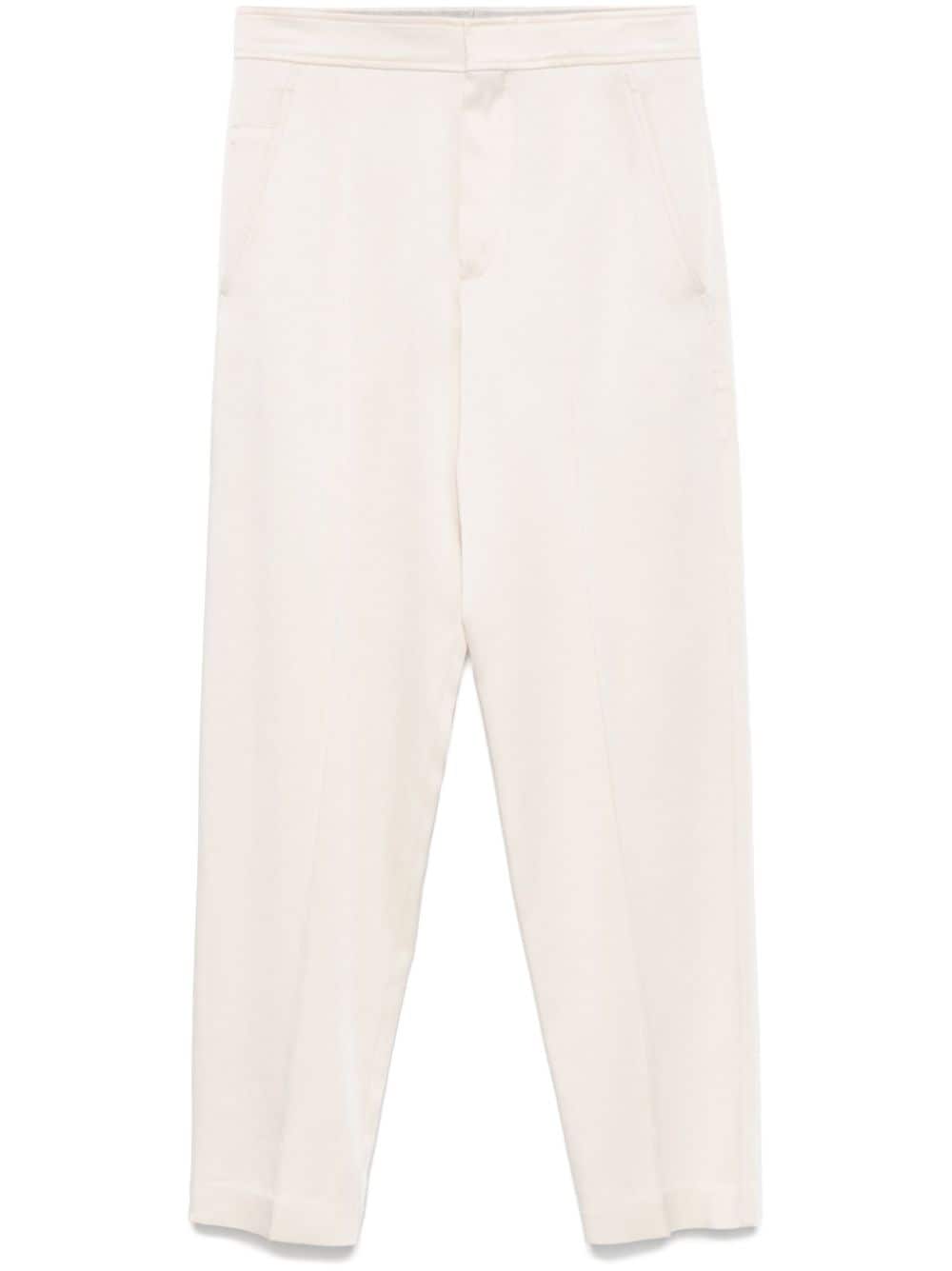 Satin trousers - Neutrals
