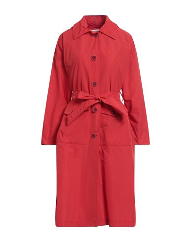 Woman Overcoat & Trench Coat Red