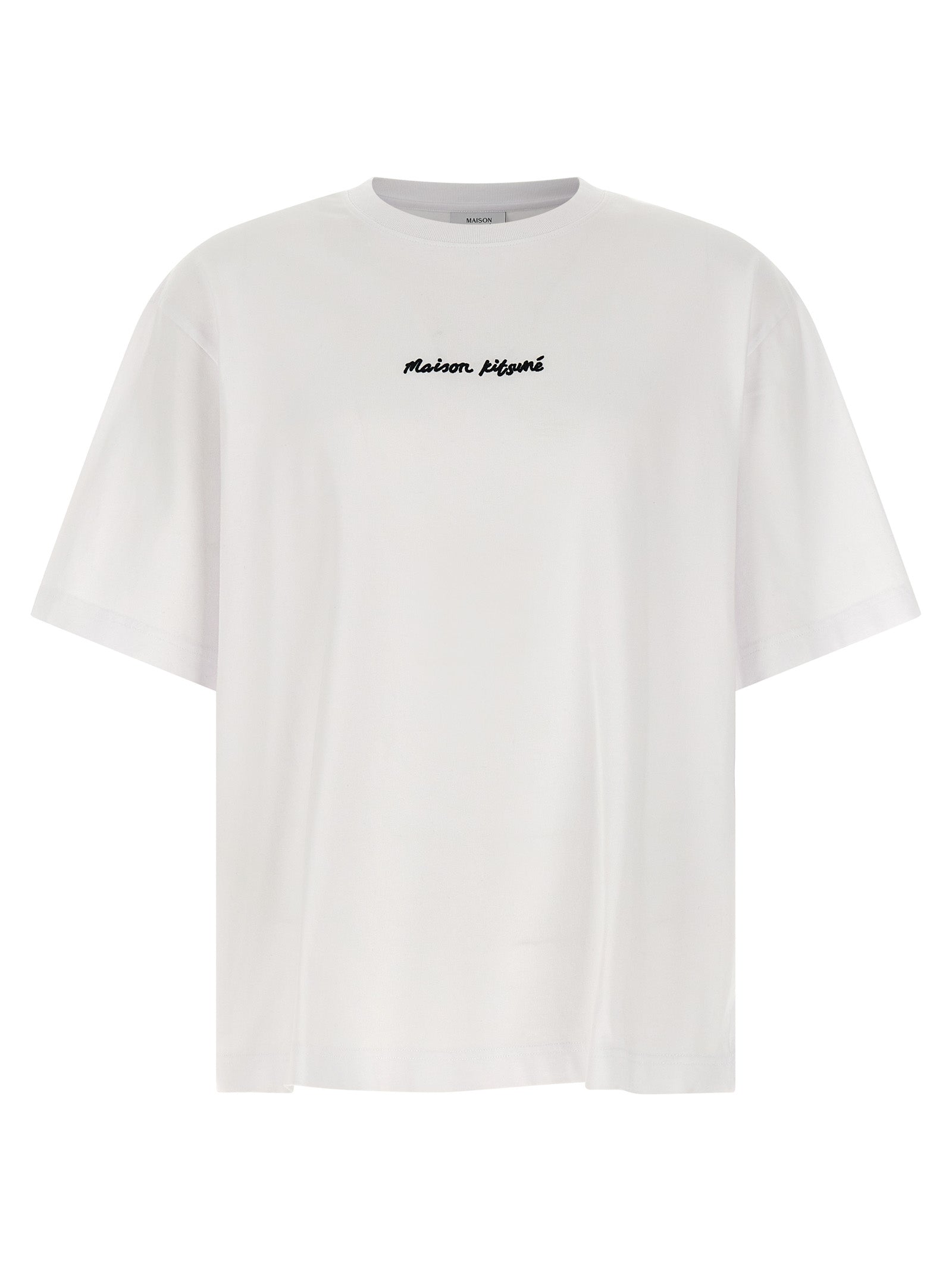 Logo-Embroidered Cotton T-Shirt — White