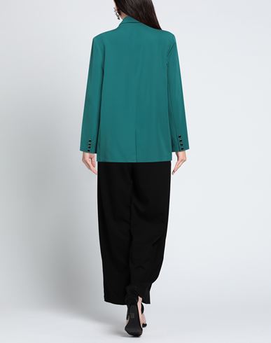 Woman Blazer Deep teal Size L Rayon, Polyamide, Elastane