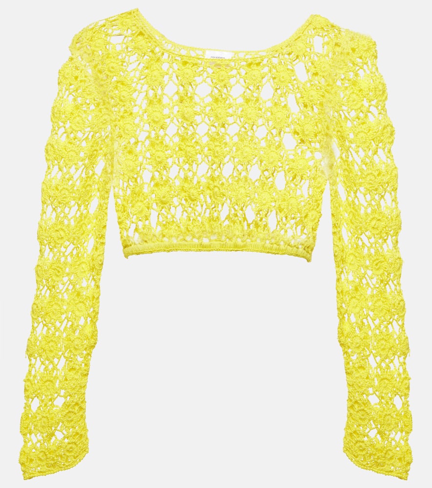 Bella crochet cotton crop top