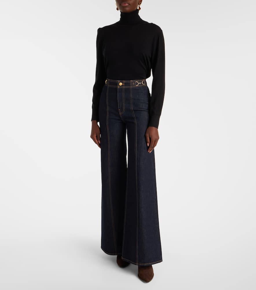 Delphine wide-leg jeans