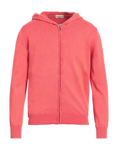 Cashmere Company Man Cardigan Coral Size 40 Cotton