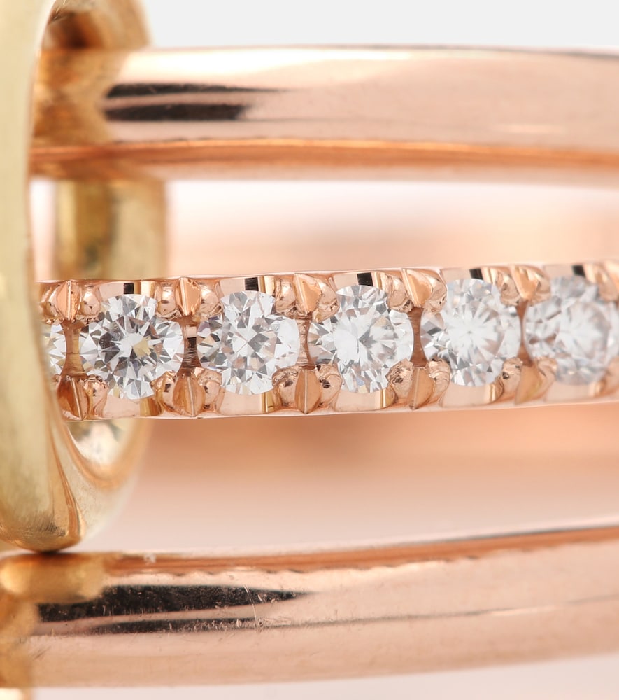 Sonny Gold 18kt rose gold and diamond ring