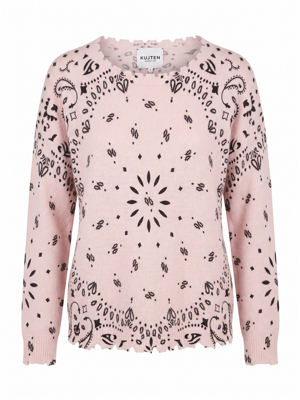 `Mela Bandana` Round Neck Sweater