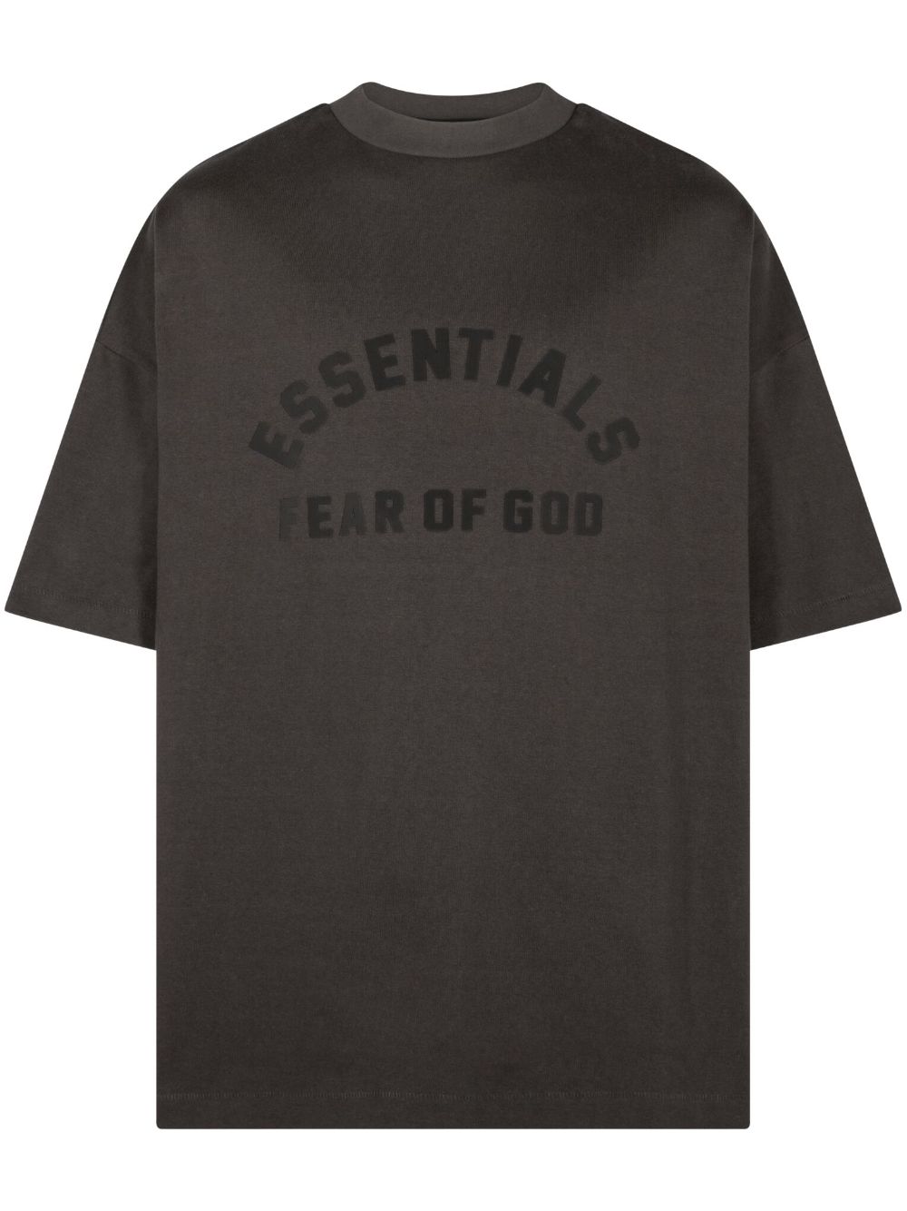 Logo-print T-shirt - Brown