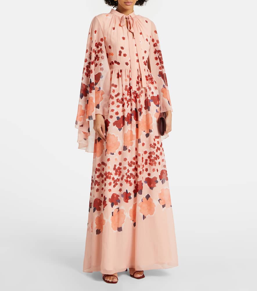 Silk gown