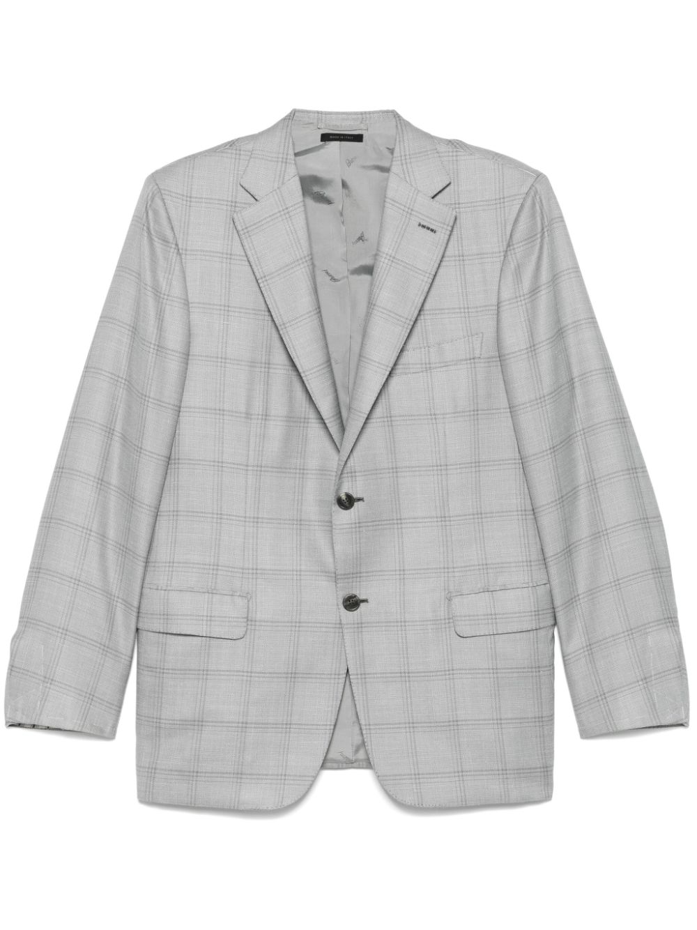 Checked blazer - Grey