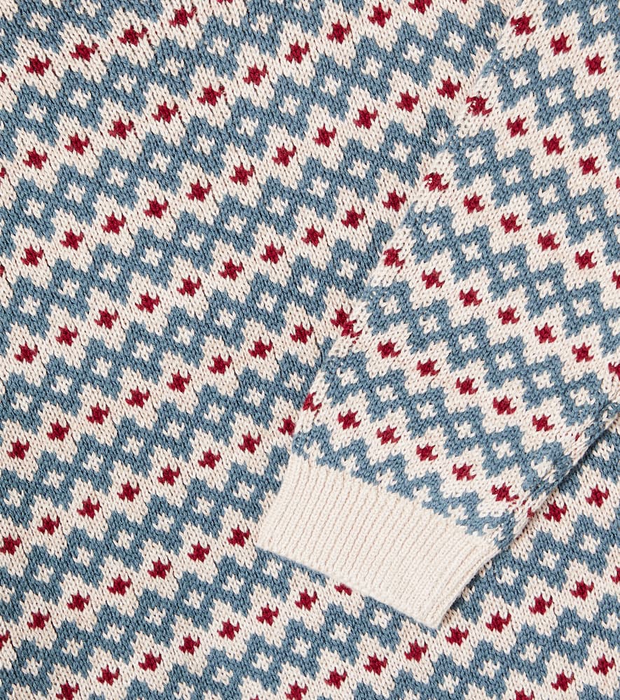 Harlow jacquard cotton sweater