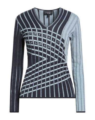 Icon Woman Sweater Slate blue Size XS Cotton, Viscose, Polyester
