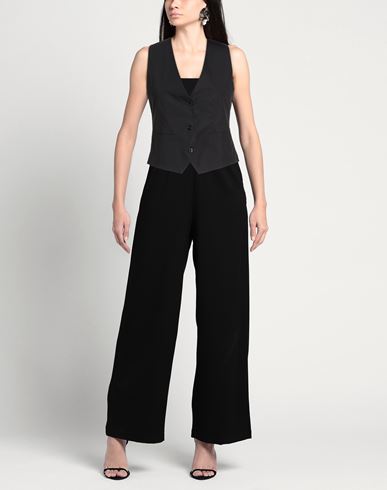 Garments Woman Tailored Vest Black Size 4 Cotton