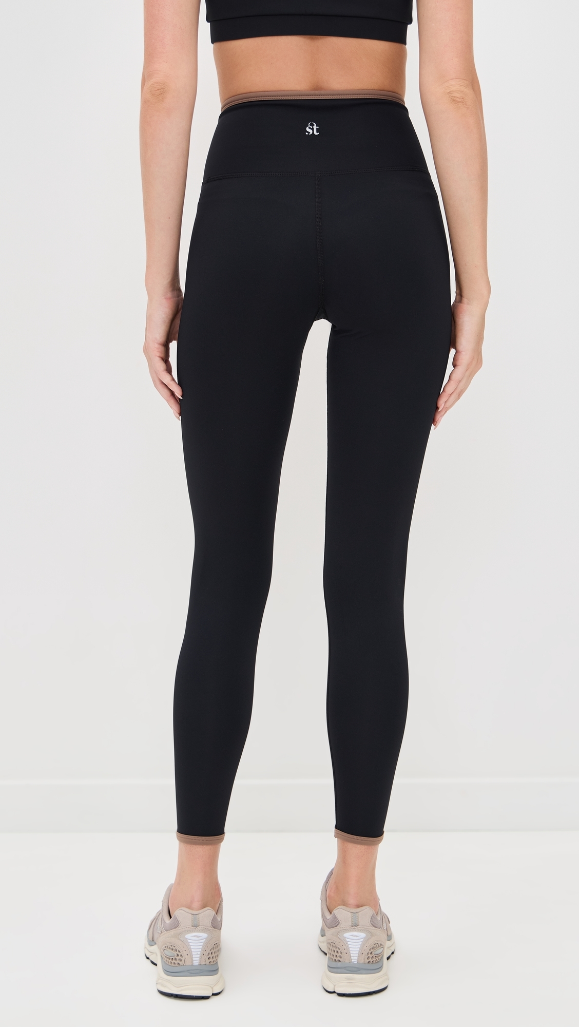 The Rae Ankle Leggings Black/Malt