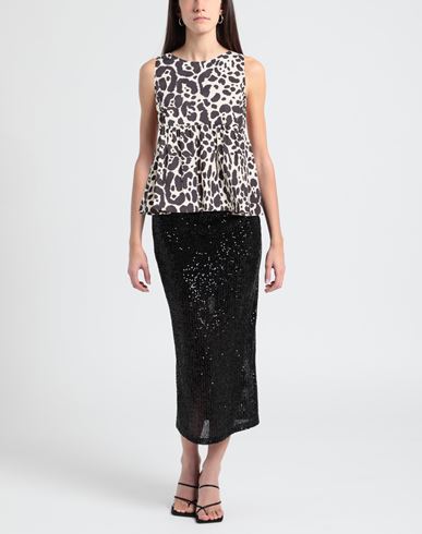 Woman Top Black Size 10 Cotton