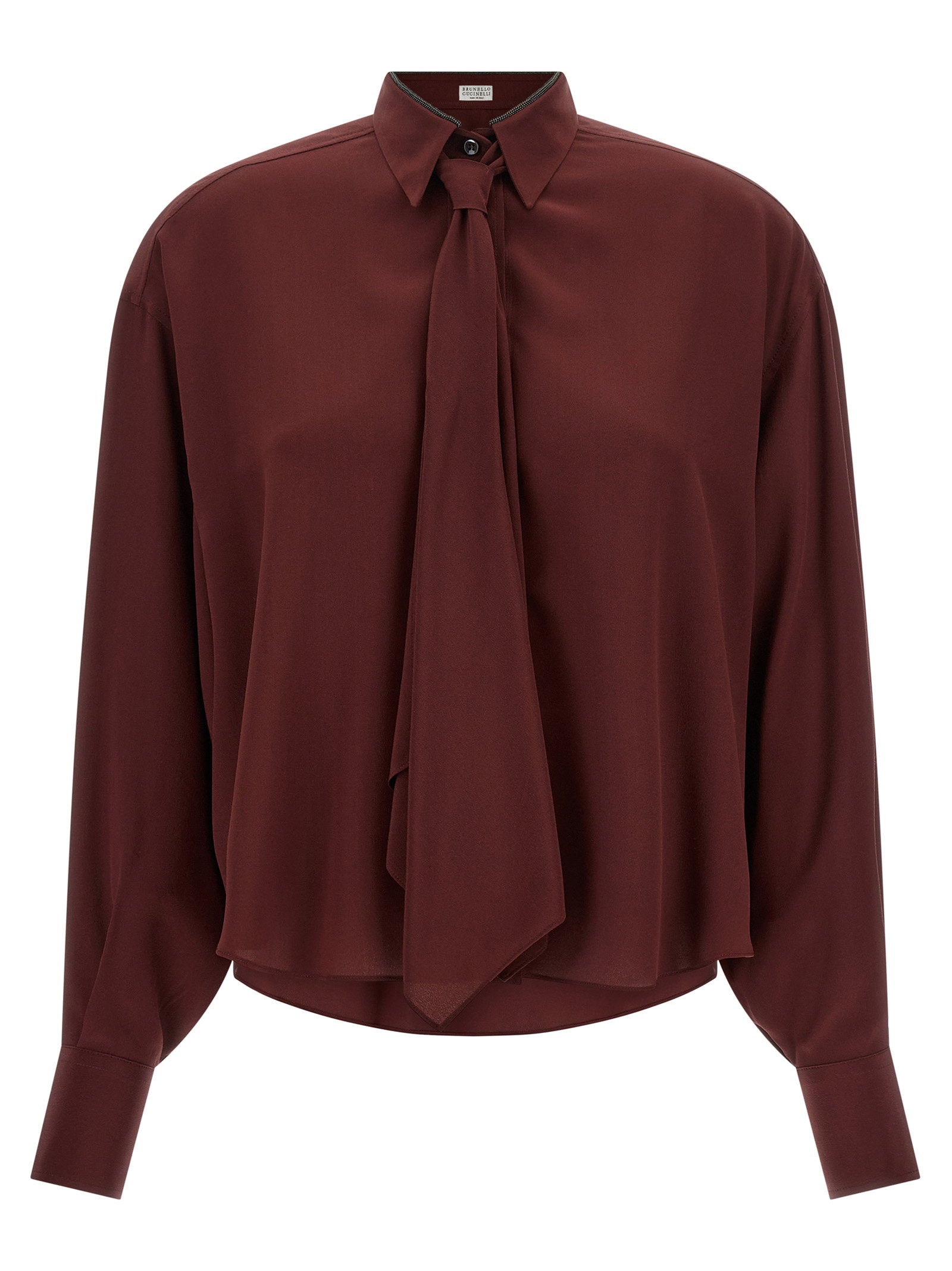 Shiny Collar Shirt
